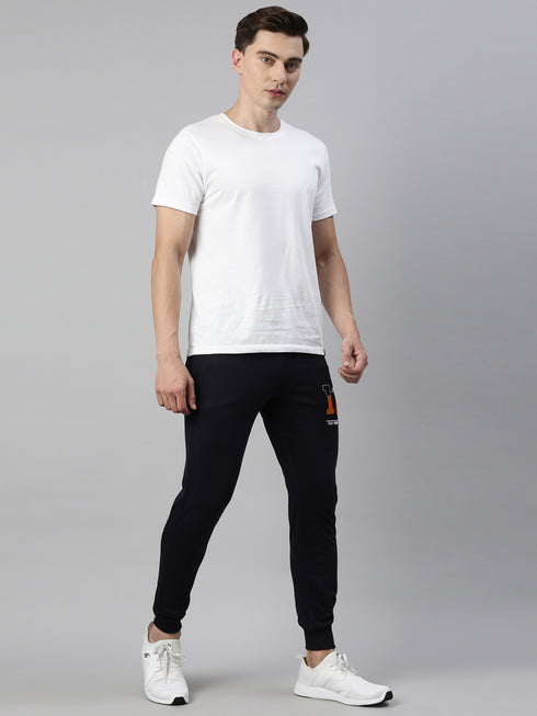White & Black Solid Lounge Set